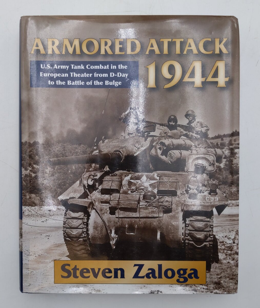 Armored Attack 1944 Hardcover Book By Steven Zaloga VG