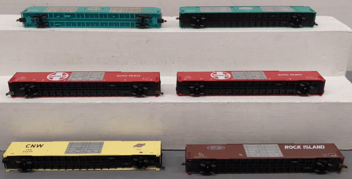 Athearn HO Scale Assorted Freight Cars; 36589 x2, 32863, 67557, 67086, 92049 [6] VG