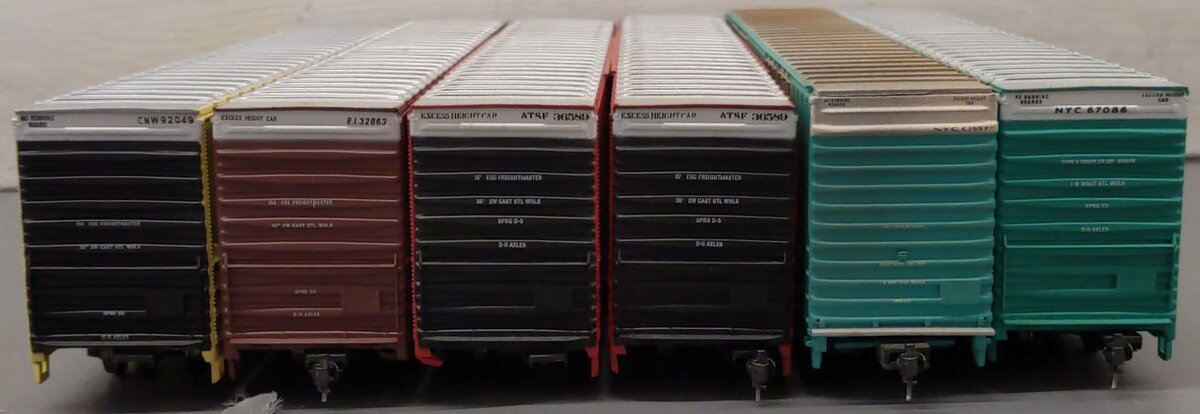 Athearn HO Scale Assorted Freight Cars; 36589 x2, 32863, 67557, 67086, 92049 [6] VG