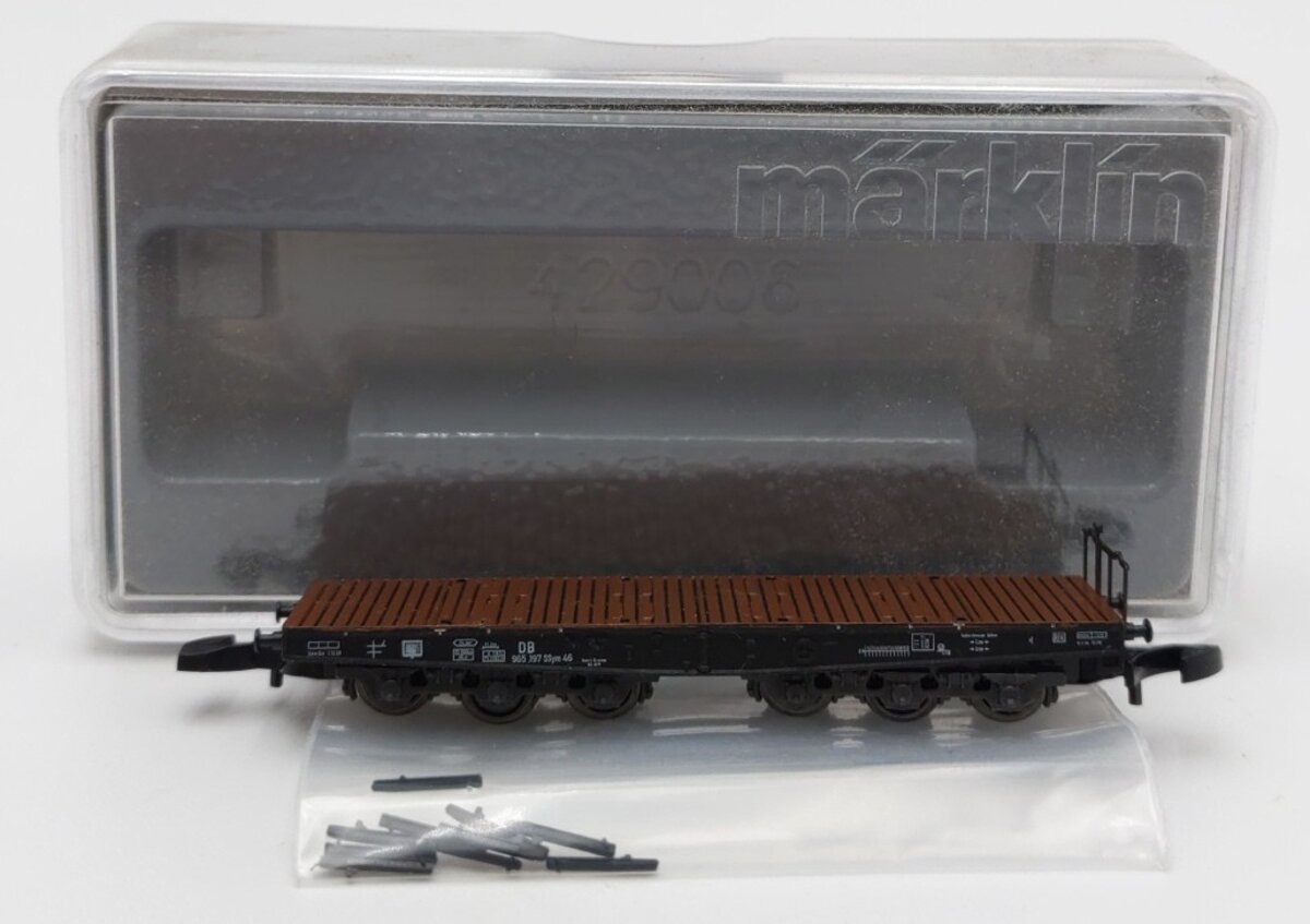 Marklin 82352 Z Scale Deutsche Bundesbahn Heavy Duty Freight Car #965197 LN/Box