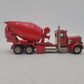 Acme 0155 Red Cement Mixer Truck Die Cast and Rubber Wheels VG