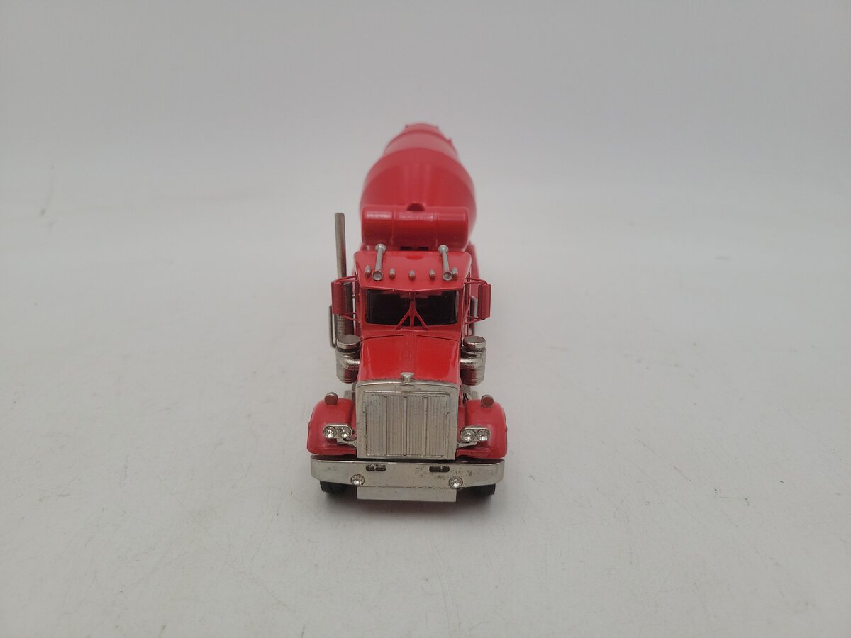 Acme 0155 Red Cement Mixer Truck Die Cast and Rubber Wheels VG