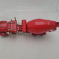 Acme 0155 Red Cement Mixer Truck Die Cast and Rubber Wheels VG