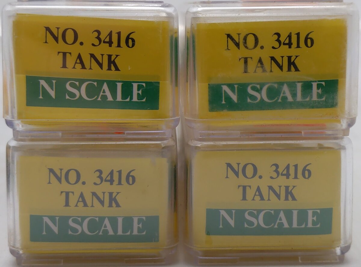 Model Power 3416 N Scale Shell 3-Dome Tank Car #1105 [4] EX/Box