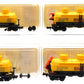 Model Power 3416 N Scale Shell 3-Dome Tank Car #1105 [4] EX/Box