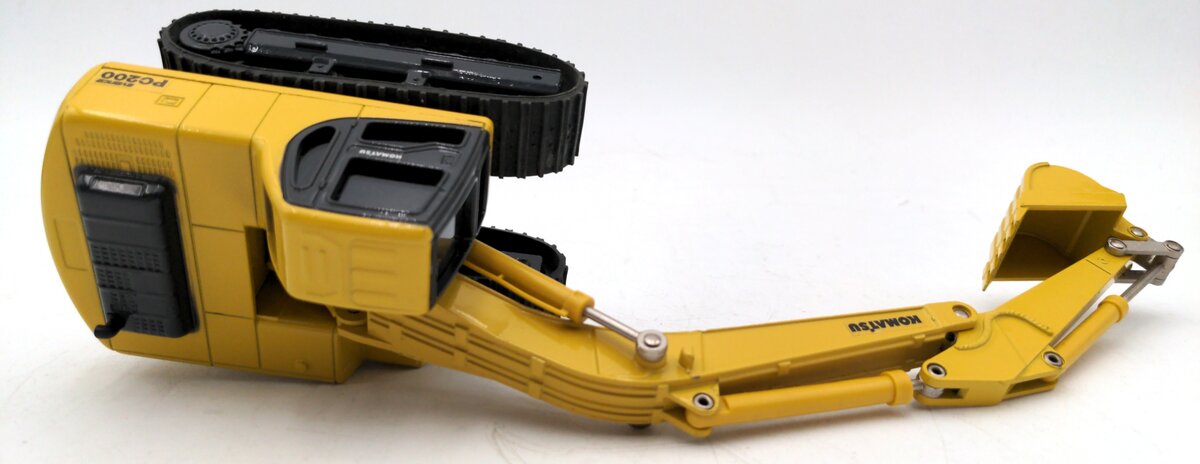 Shinsei K-004 1:43 Scale Diecast Komatsu Avance PC200 Power Shovel VG/Box