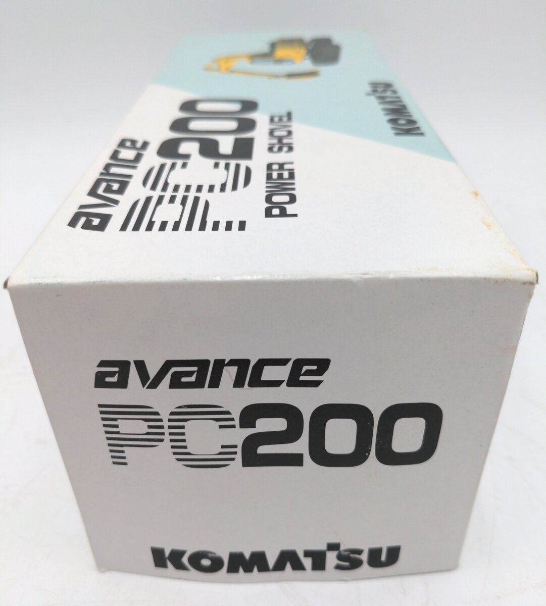 Shinsei K-004 1:43 Scale Diecast Komatsu Avance PC200 Power Shovel VG/Box