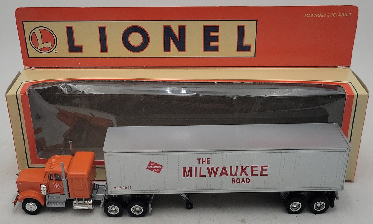 Lionel 6-52116 Milwaukee Road Tractor Trailer LN/Box