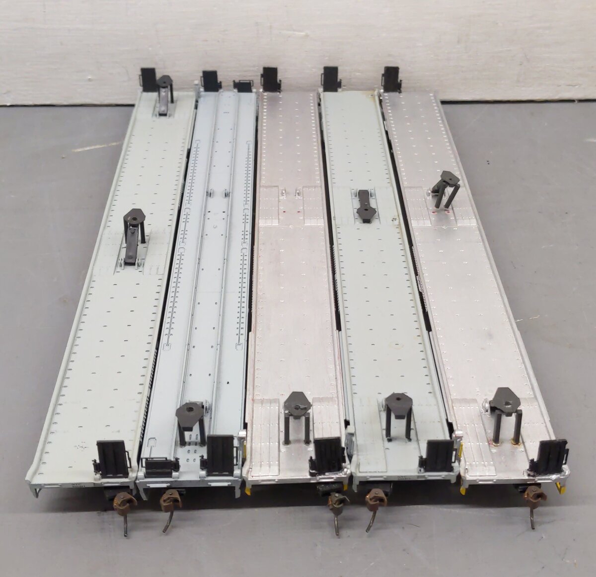 HO Scale New York Central Trailer Flatcars with NYC Flexi-Van Trailers [5] VG