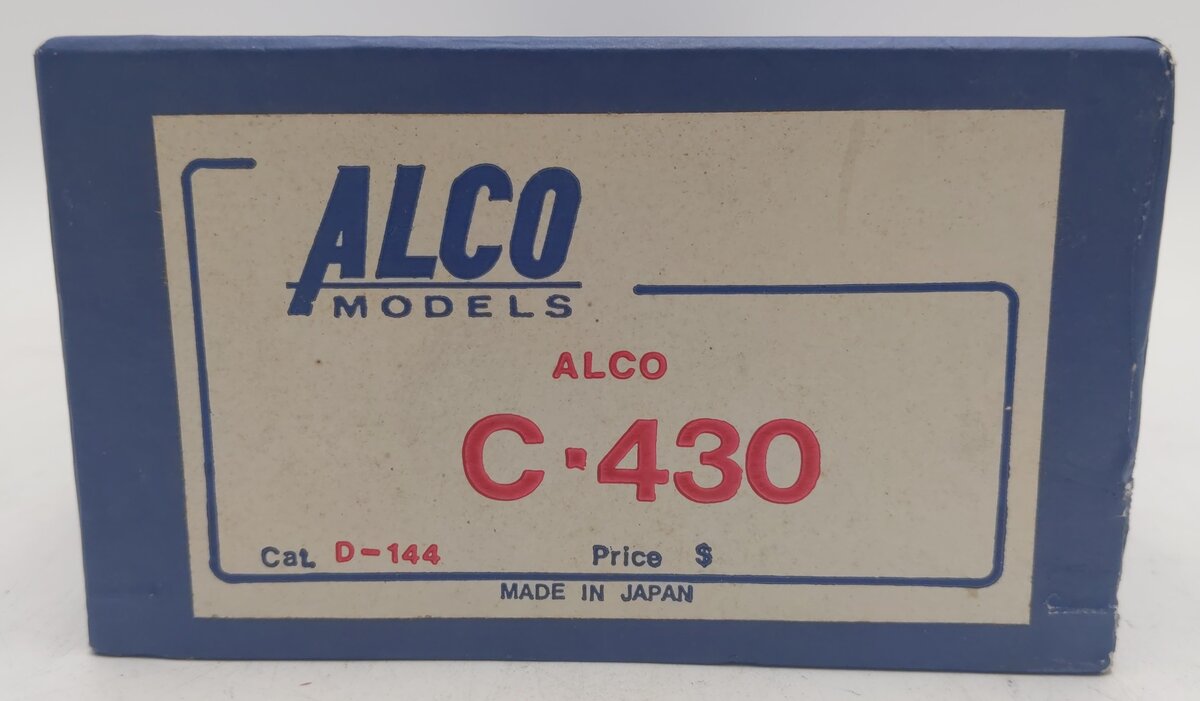 Alco Models D-144 HO Scale BRASS Alco C-430 Diesel Engine EX/Box