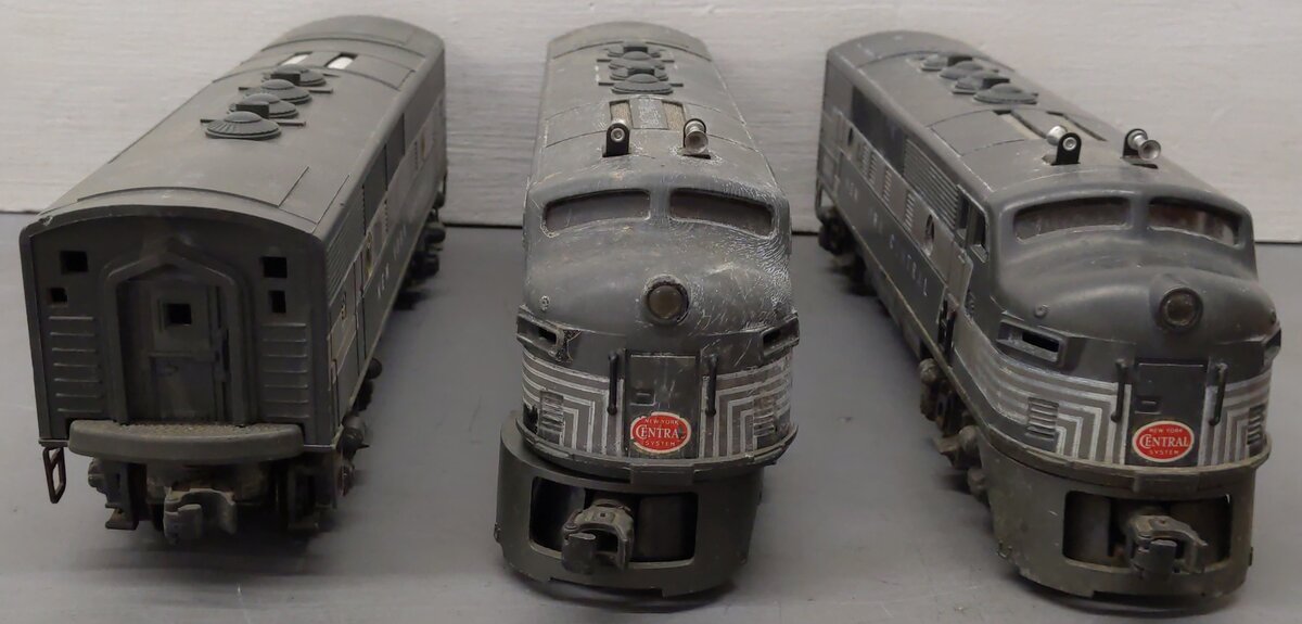 Lionel 2344 Vintage O New York Central F-3 ABA Diesel Locomotive Set/Box
