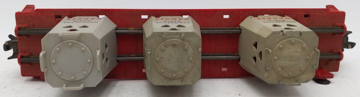 Lionel 6805 Vintage O Radioactive Atomic Disposal Flatcar