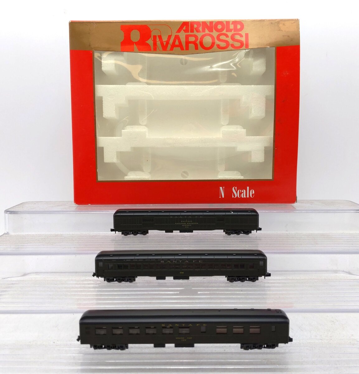 Rivarossi 0522 N Santa Fe 3-Car Passenger Set LN/Box