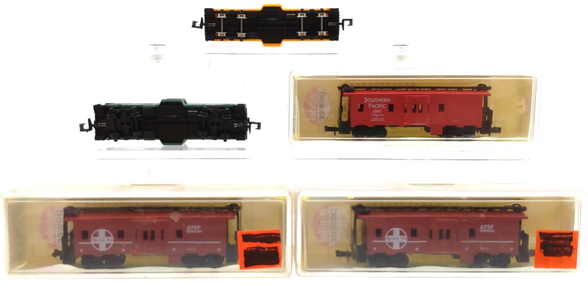 Model Power Assorted N Scale Caboose: 3120, 3122, 3124, 3126 [5] NIB