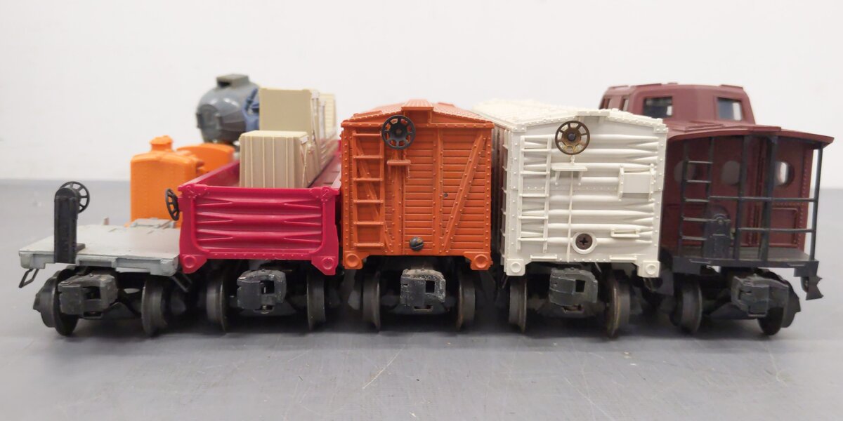 Lionel Vintage O Gauge Operating Freight Cars: 3444,3482,3620,3656,& 6417 [5] VG