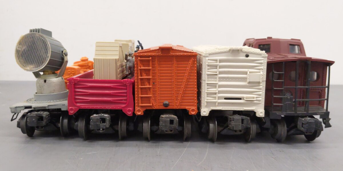 Lionel Vintage O Gauge Operating Freight Cars: 3444,3482,3620,3656,& 6417 [5] VG