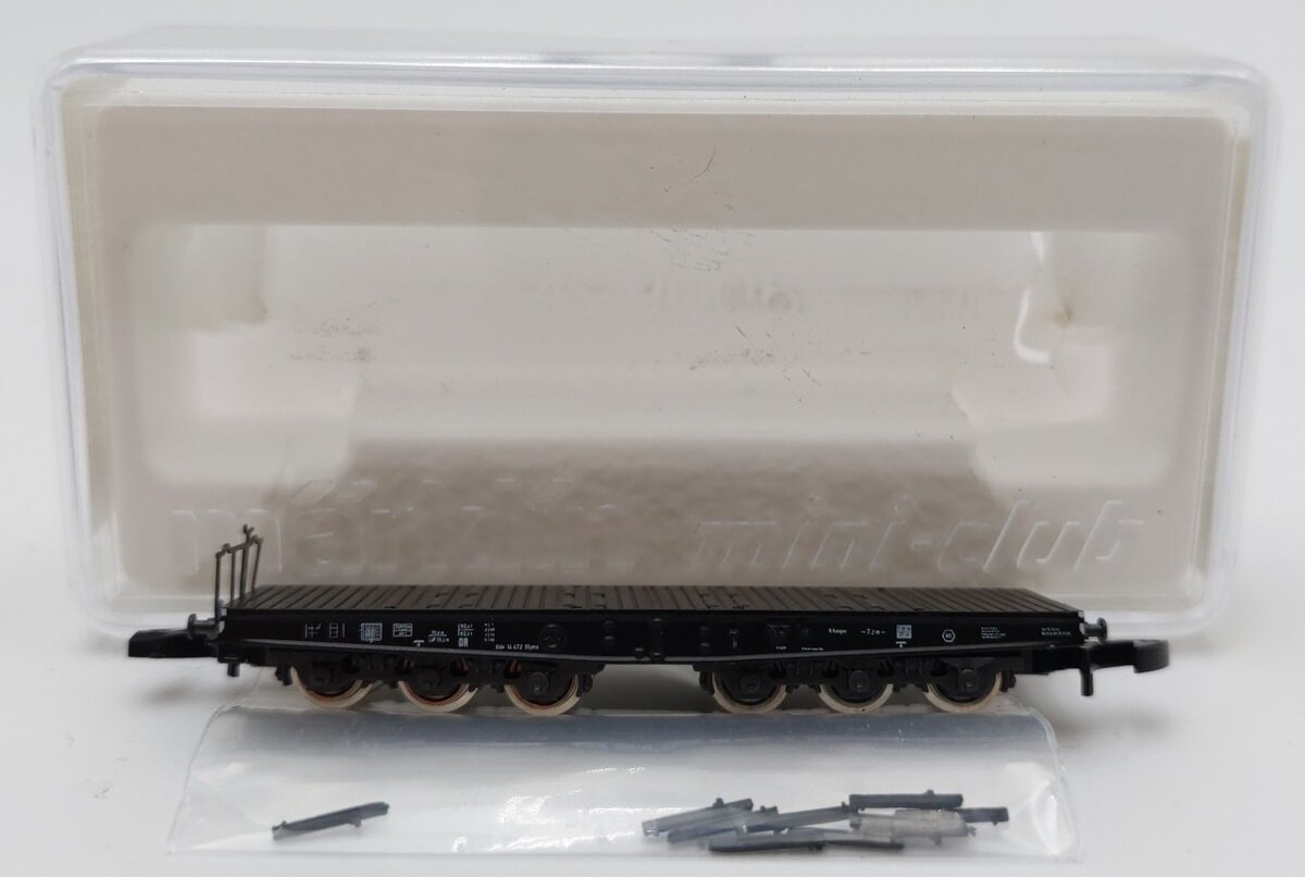 Marklin 82351 Z Scale DR Heavy Flat Car w/ Stakes LN/Box
