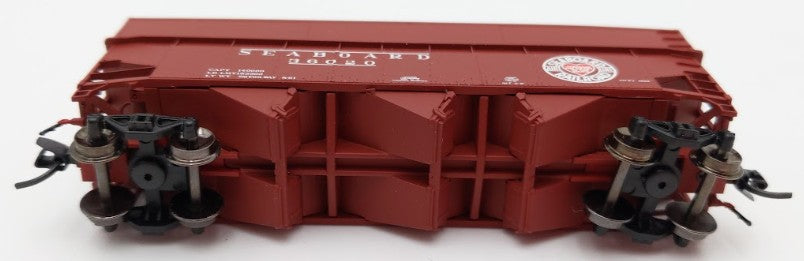 Bluford Shops 16063 N Scale Seaboard Offset-Side 3-Bay Wood Chip Hopper #36020 EX/Box