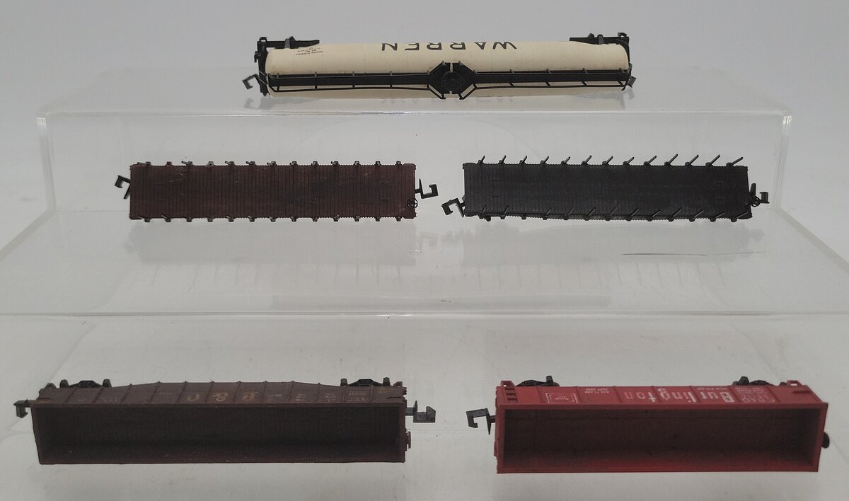 Con-Cor & Atlas N Scale Assorted Freight Cars - CUSTOM/Box