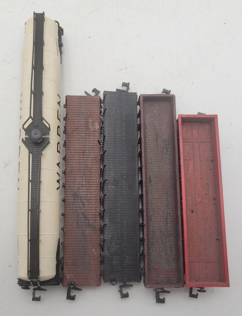 Con-Cor & Atlas N Scale Assorted Freight Cars - CUSTOM/Box
