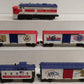 Lionel 6-1577 O Gauge Liberty Special Cars Only VG