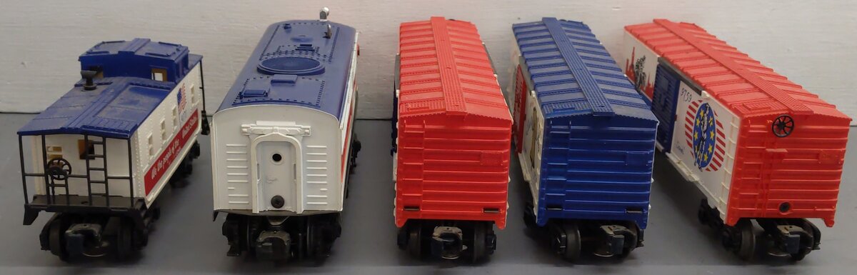 Lionel 6-1577 O Gauge Liberty Special Cars Only VG