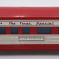 AMT  O Gauge The Texas Special "Sam Houston" Observation Car