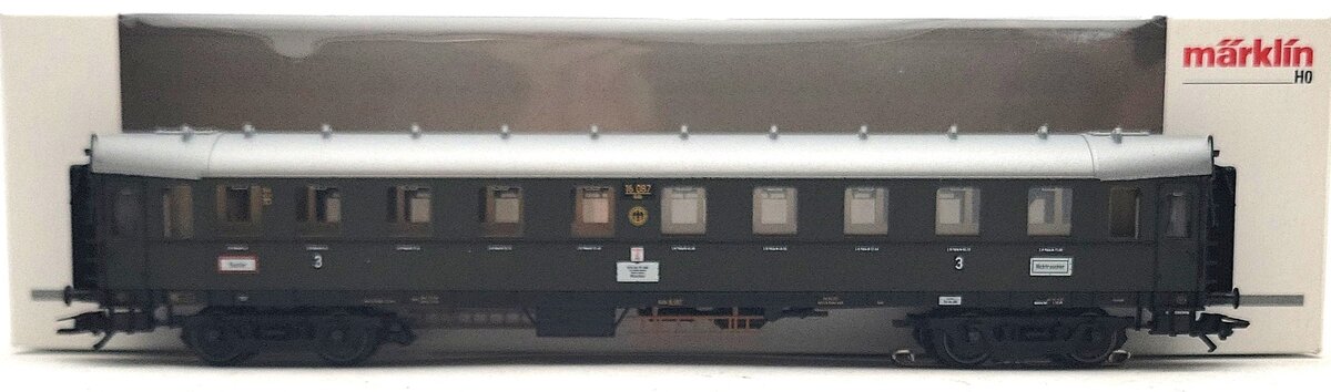 Marklin 42252 German Imperial Railway 3rd Class Pass Car