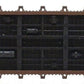 Model Power 4002 N Scale ATSF 50' Flatcar w/ Two 20' Sea Land Containers #933253 EX/Box