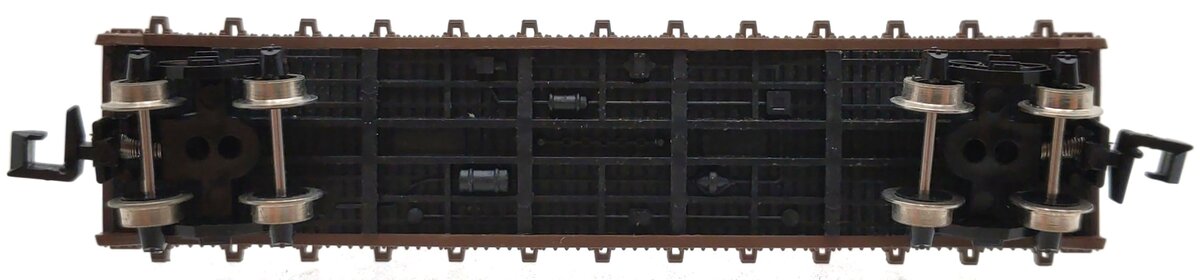 Model Power 4002 N Scale ATSF 50' Flatcar w/ Two 20' Sea Land Containers #933253 EX/Box
