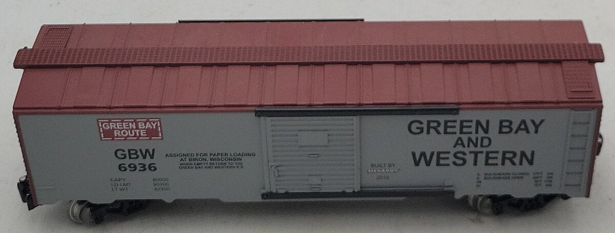 Menards 279-2635 O Green Bay & Western Boxcar #6936 LN