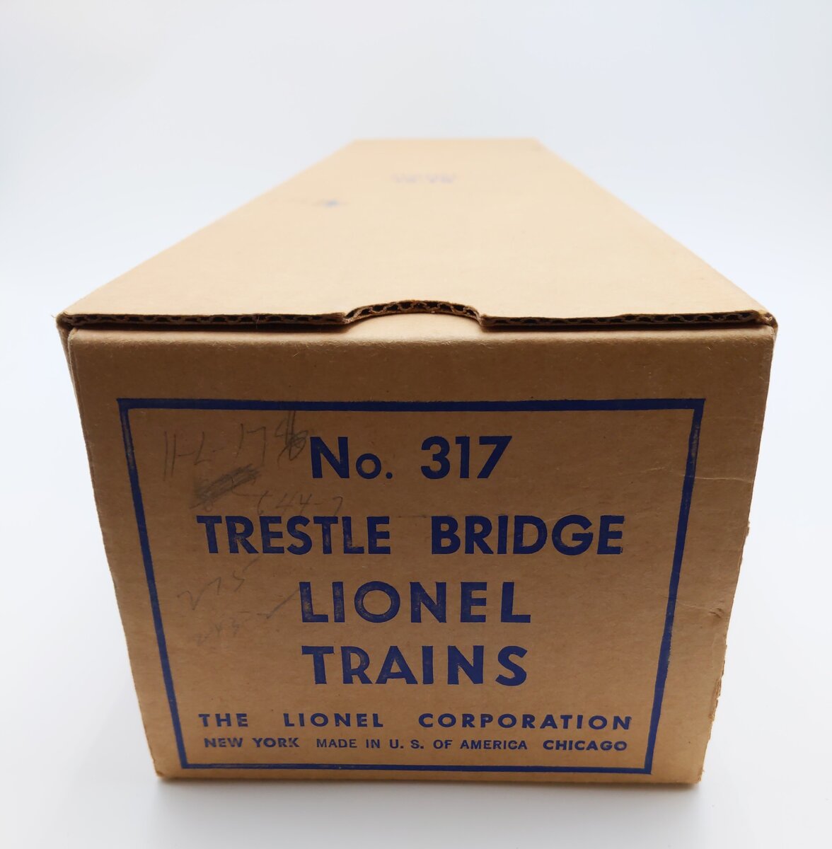 Lionel 317 Vintage O Gauge Trestle Bridge VG/Box