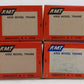 KMT O Gauge Toy Train Operating Society Box Cars [4] VG/Box