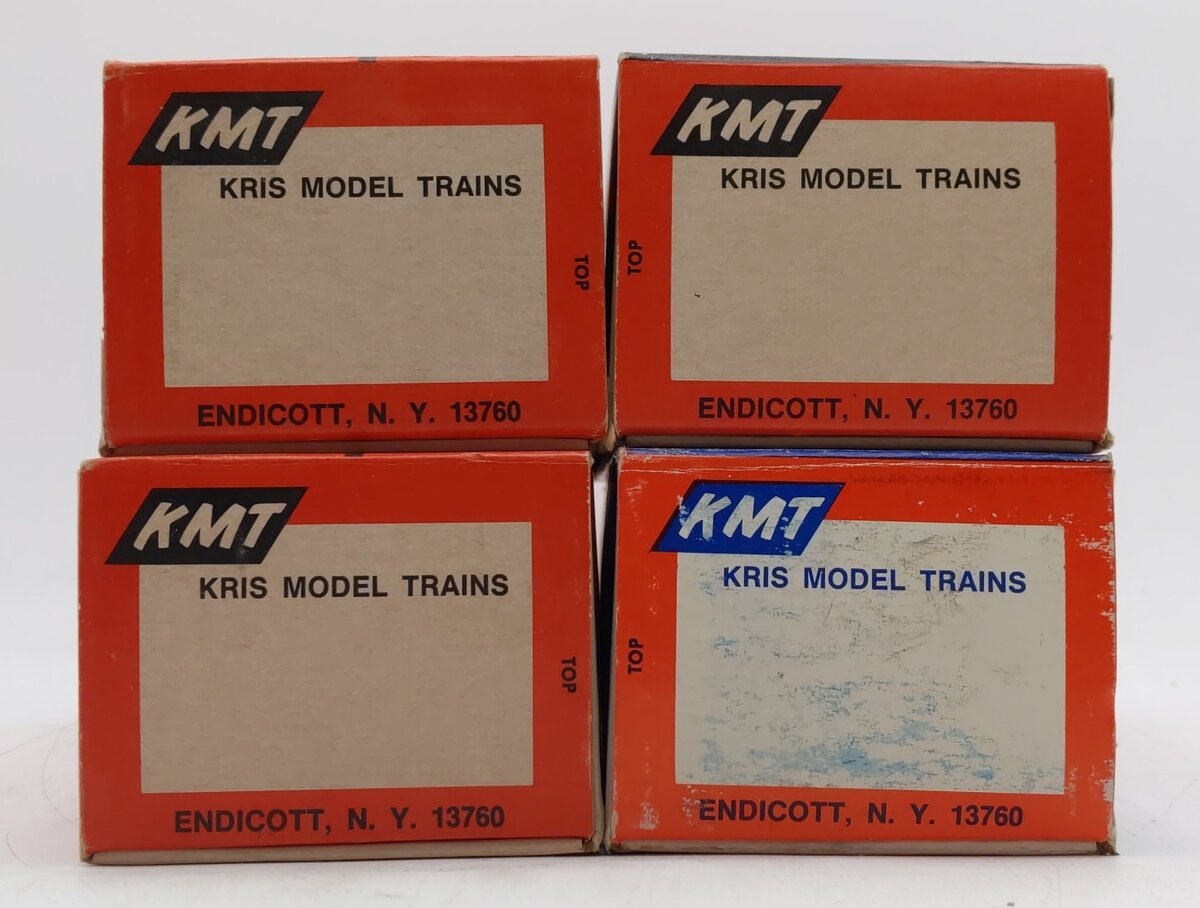 KMT O Gauge Toy Train Operating Society Box Cars [4] VG/Box