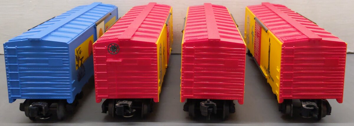 KMT O Gauge Toy Train Operating Society Box Cars [4] VG/Box