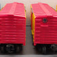 KMT O Gauge Toy Train Operating Society Box Cars [4] VG/Box