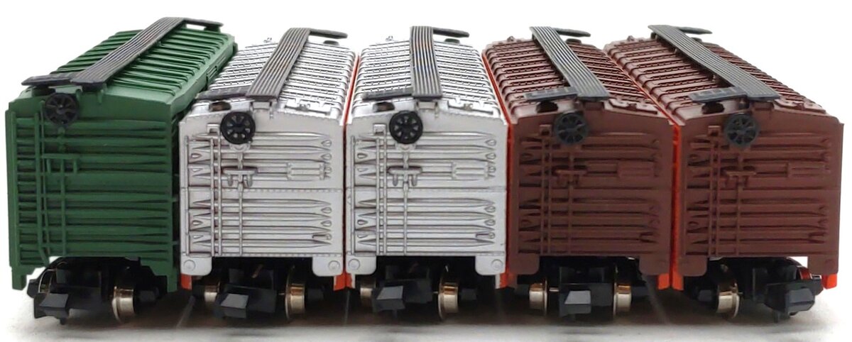Model Power Assorted N Scale Freight Cars: 3552, 3721, 3723 [5] LN/Box