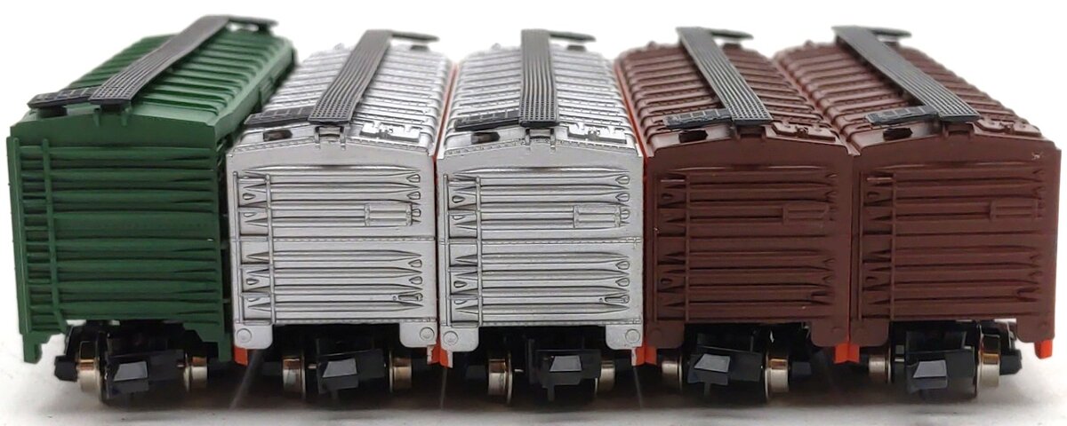 Model Power Assorted N Scale Freight Cars: 3552, 3721, 3723 [5] LN/Box