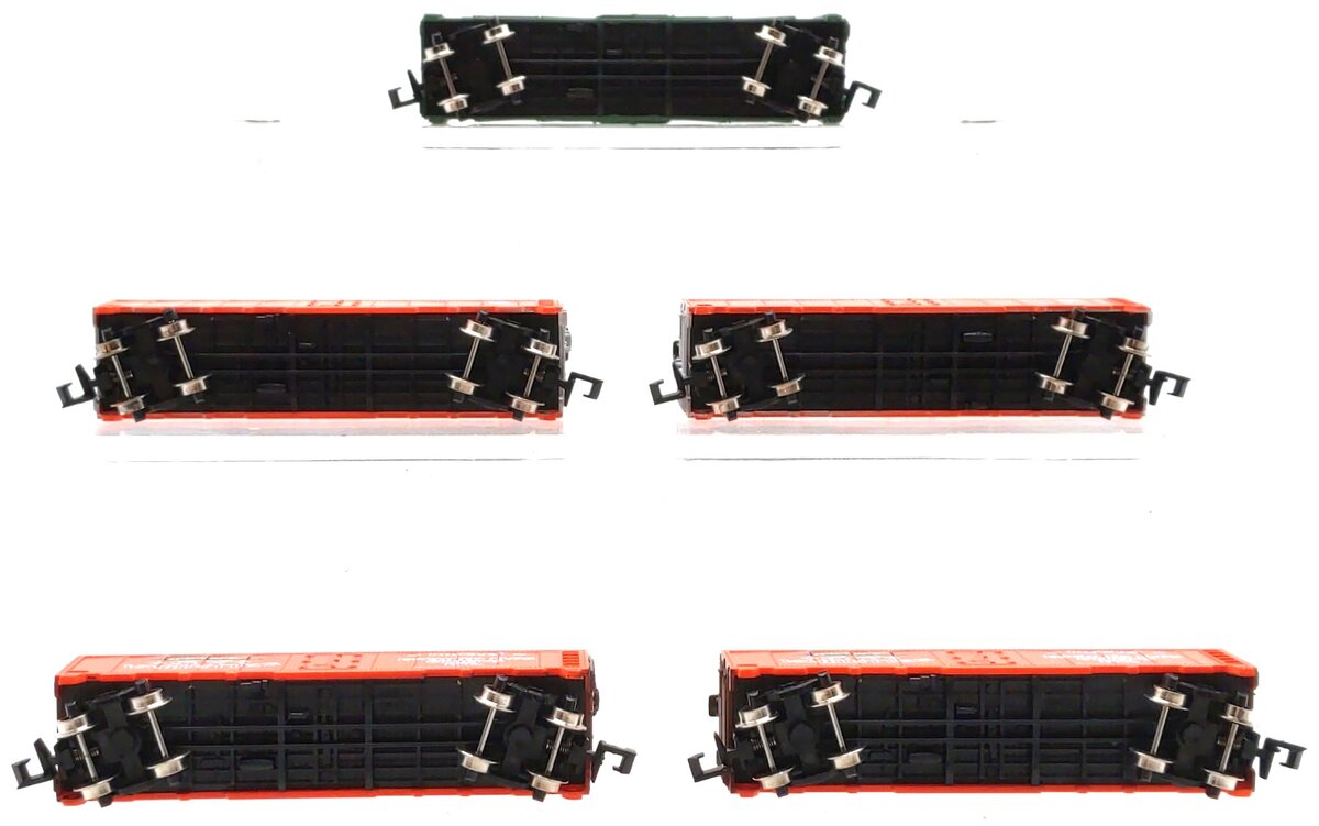 Model Power Assorted N Scale Freight Cars: 3552, 3721, 3723 [5] LN/Box