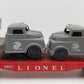 Lionel 6803 Vintage O Flatcar w/ Gunner Truck & Sound Truck VG