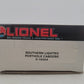 Lionel 6-16504 O Lighted Southern Caboose EX/Box
