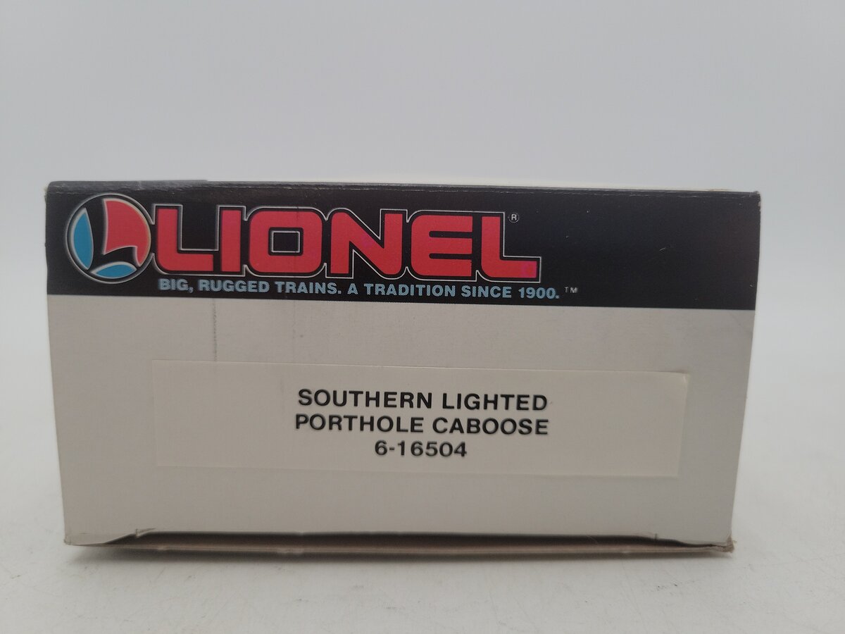 Lionel 6-16504 O Lighted Southern Caboose EX/Box