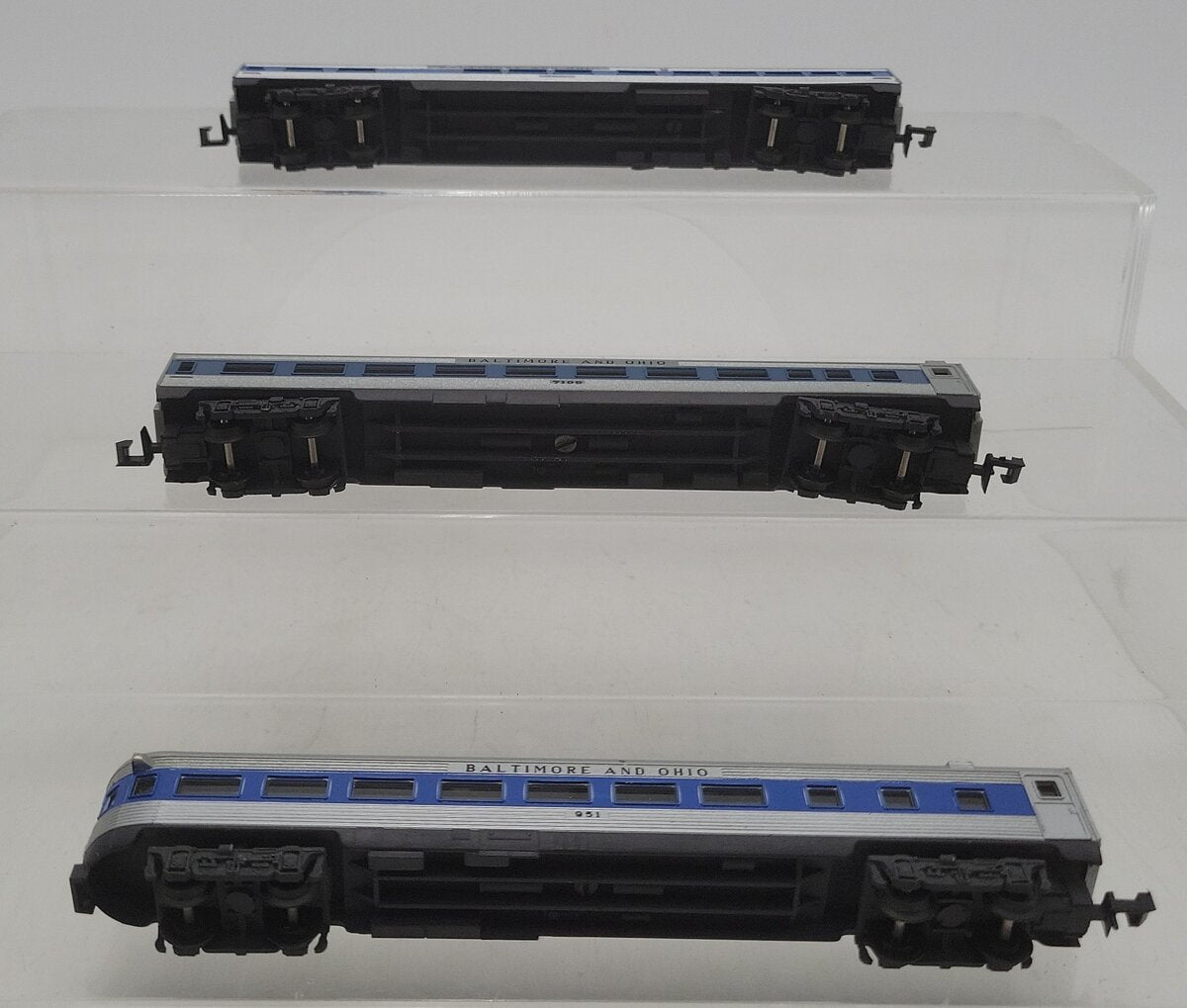 MiniTrix N Scale Assorted Passenger Cars: 500, 951, 7100 [3] EX/Box