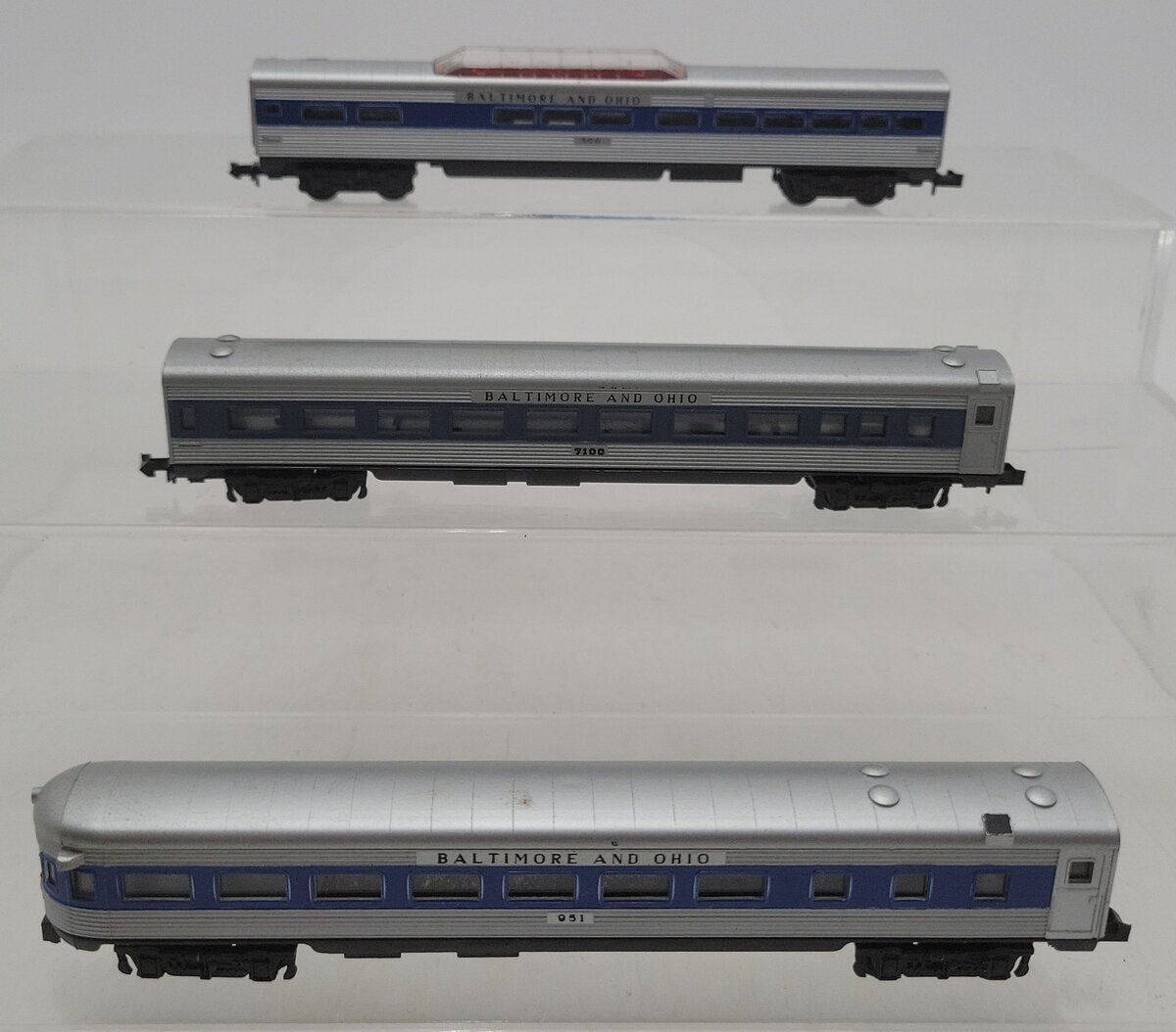 MiniTrix N Scale Assorted Passenger Cars: 500, 951, 7100 [3] EX/Box