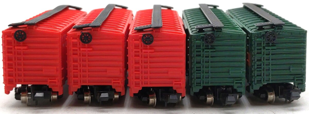 Model Power Assorted N Scale Box Cars: 3702, 3705 [5] LN/Box