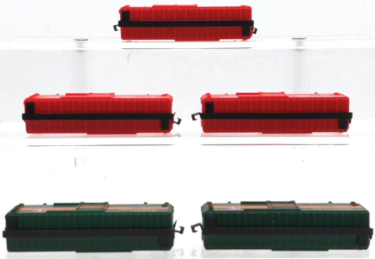 Model Power Assorted N Scale Box Cars: 3702, 3705 [5] LN/Box