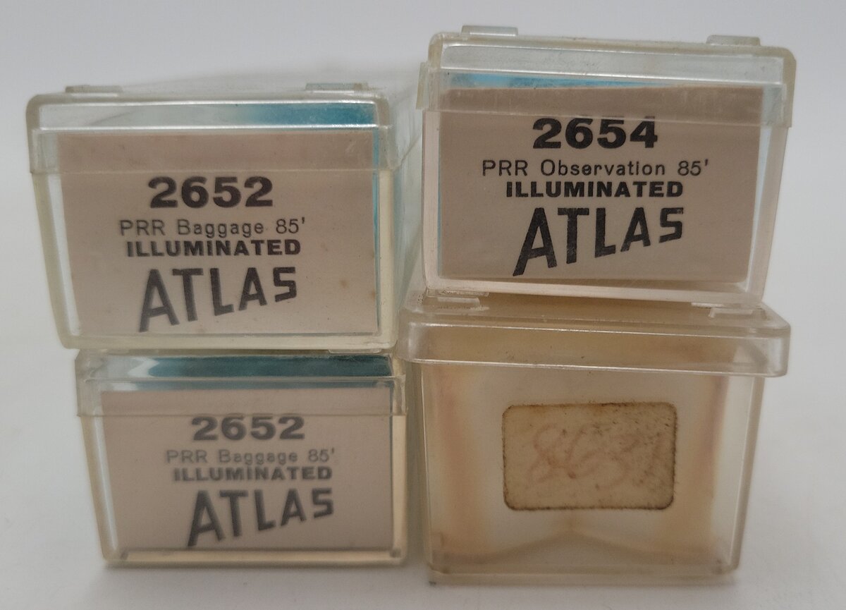 Atlas N Scale Assorted Passenger Cars: 6535, 3520 [4] EX/Box