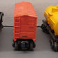 Lionel O Gauge Assorted Freight Cars #25000, #6162, #6015, #347000, #9040 [5] VG