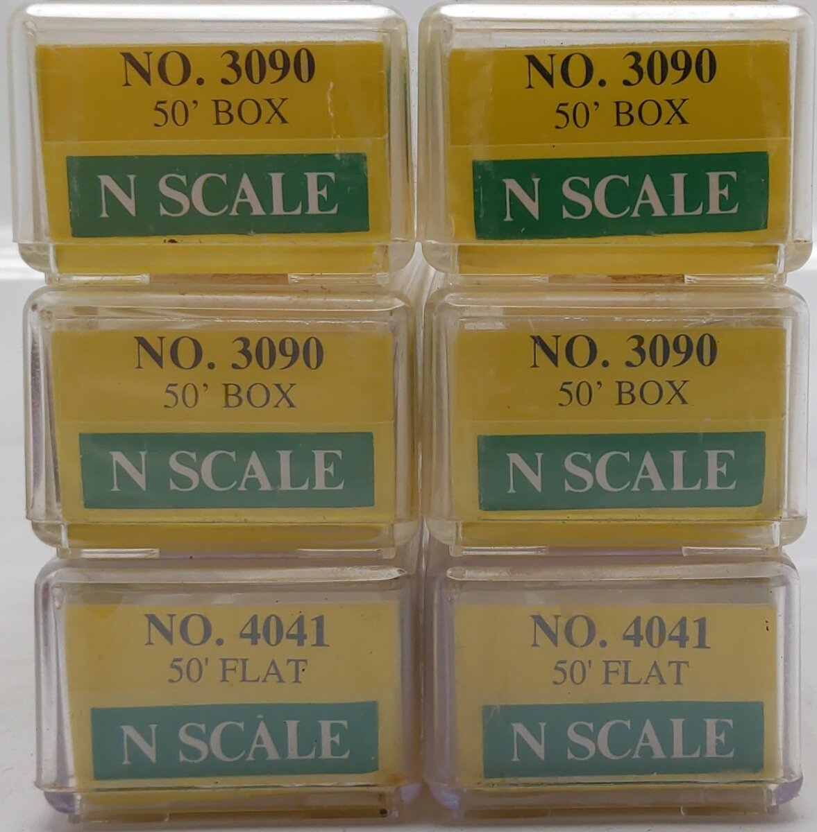 Model Power Assorted N Scale Freight Cars: 3090, 4041 [6] LN/Box