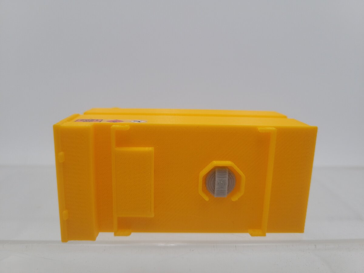 MSM 5436-01 1:50 Scale Yellow 8,000-Liter Construction Site Plastic Tank EX